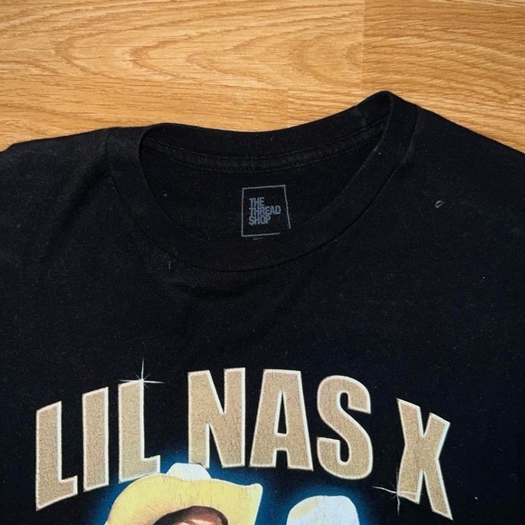 Black Graphic Tee Featuring Lil Nas X and Billy Ray Cyrus - Picture 4 of 4